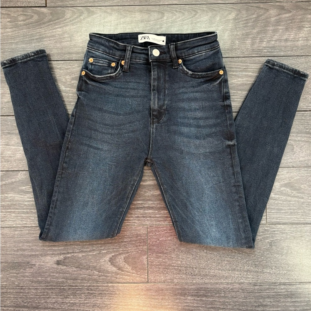 Zara Dark Blue Skinny Jeans